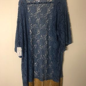 Brand new lularoe lace blue Monroe